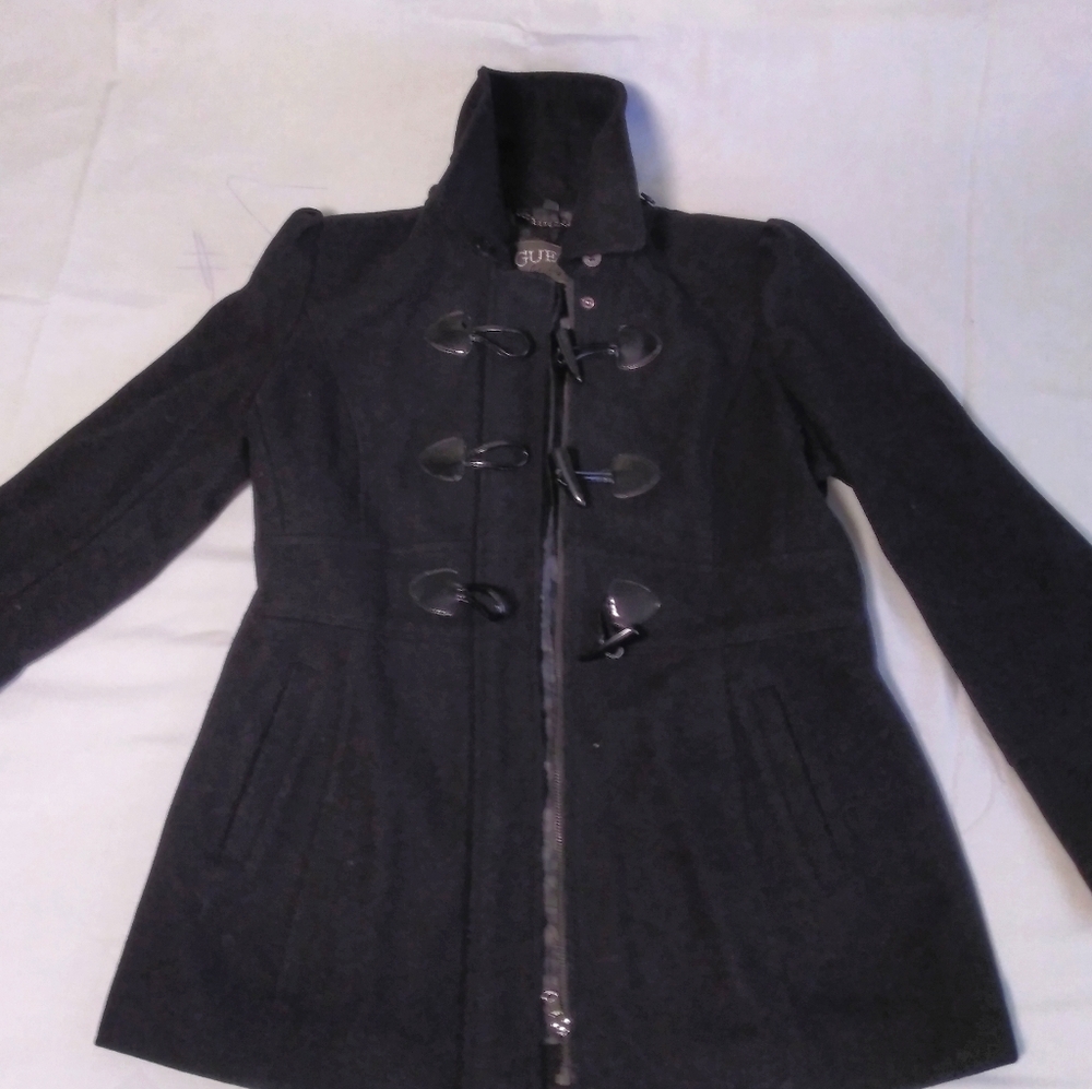 women black Guess Los Angeles jacket/coat